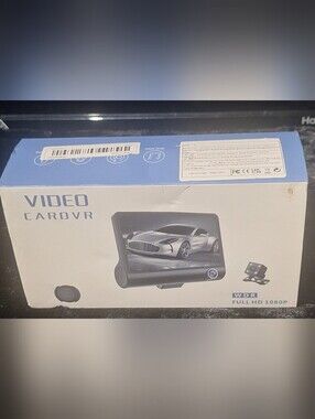 Car DVR Dash Camera with 4" Screen - Black